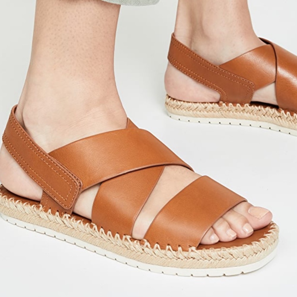VINCE “Tenison” Leather Sandals